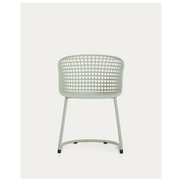 Silla de exterior Tenaro de plástico...