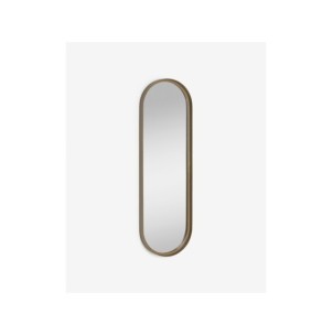 Espejo de pared Tiare metal dorado 31 x 101 cm - Kave Home