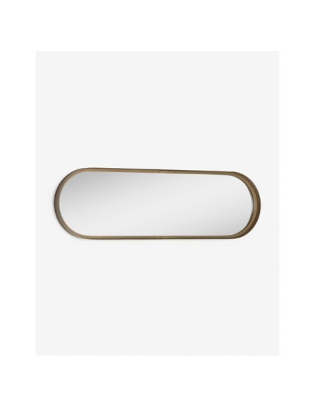 Espejo de pared Tiare metal dorado 31 x 101 cm - Kave Home