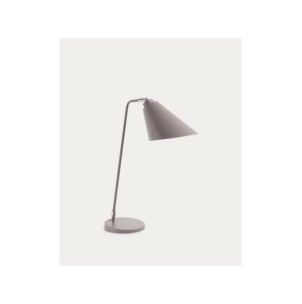 Lámpara de mesa Tipir de acero con acabado gris - Kave Home