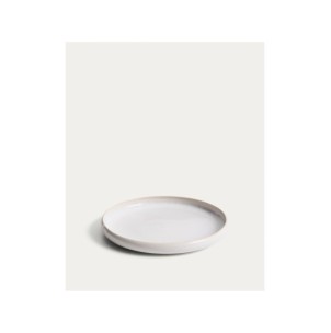 Plato de postre Uilo de cerámica blanco - Kave Home