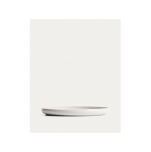 Plato plano Uilo de cerámica blanco - Kave Home 2