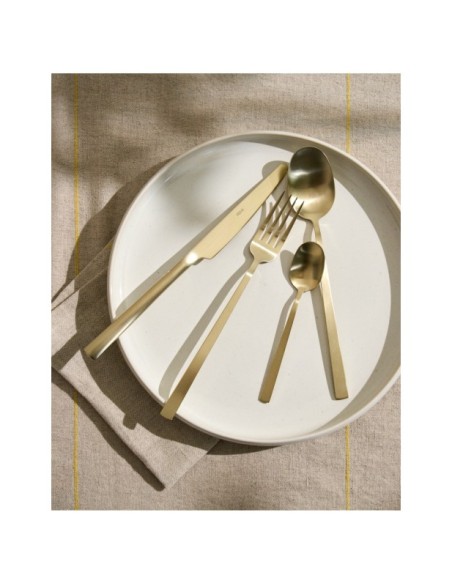 Plato plano Uilo de cerámica blanco - Kave Home