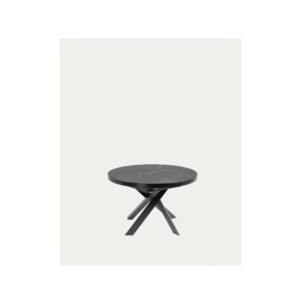 Mesa extensible redonda Vashti Ø 120 (160) cm porcelánico...
