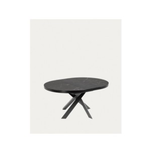 Mesa extensible redonda Vashti Ø 120 (160) cm porcelánico... 2