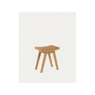 Reposapiés Vicentina de madera maciza de teca - Kave Home