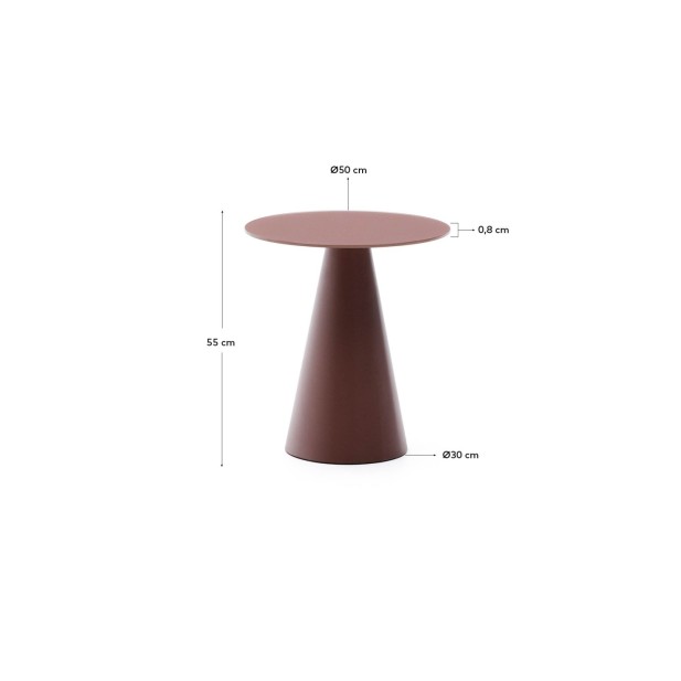 Mesa auxiliar Wilshire vidrio...