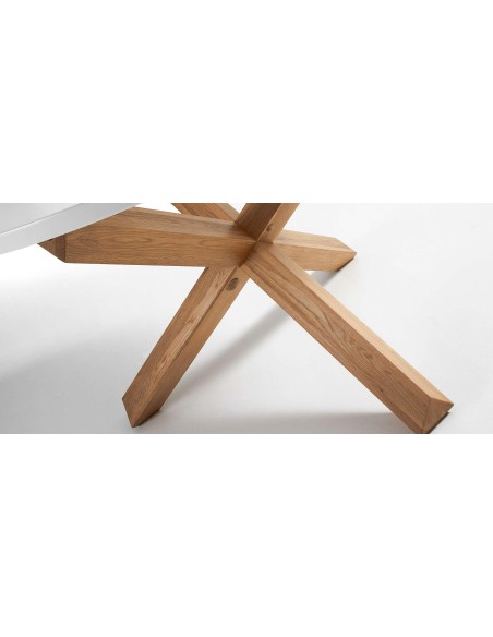 Mesa LOTUS Ø135 cm, de comedor, blanca - Kave Home, Vackart