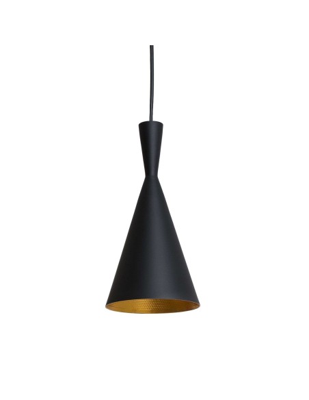 Lámpara Brus Acero Negro, inspiración Beat Tall de Tom Dixon