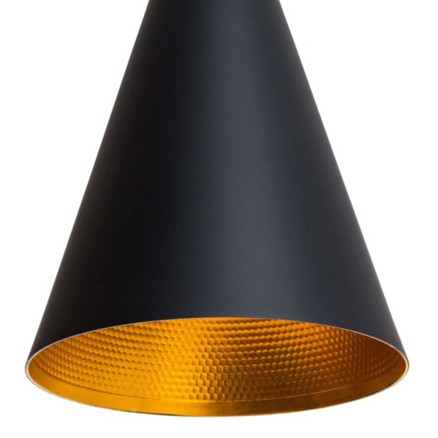 Lámpara Brus Acero Negro, inspiración Beat Tall de Tom Dixon