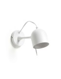 Aplique LUCILLA metal blanco