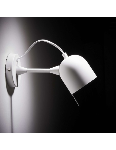 Aplique LUCILLA metal blanco. AA2020R05 - Vackart