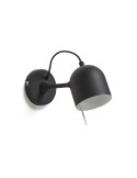 Aplique LUCILLA metal negro
