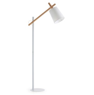 Lámpara KOSTA de pie metal blanco A806R05 - Kave Home, Vackart. Lámpara de diseño en Vackart