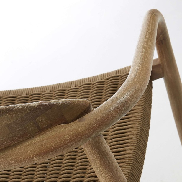 Silla NINA, Acacia Natural / Cuerda Natural - Kave Home. Vackart Silla NINA, Acacia Natural / Cuerda Natural - Kave Home. Vackart