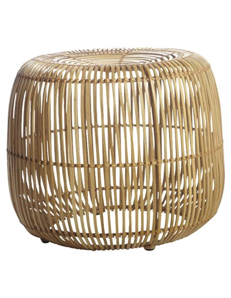 Taburete MODERN 46 cm, rattan natural - House Doctor. Vackart