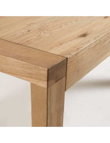 Mesa BRIVA 180(230)x90 Roble natural - Kave Home, Vackart