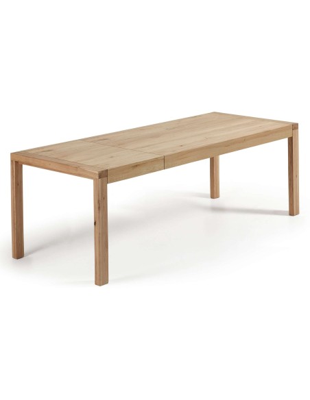 Mesa BRIVA 180(230)x90 Roble natural - Kave Home, Vackart