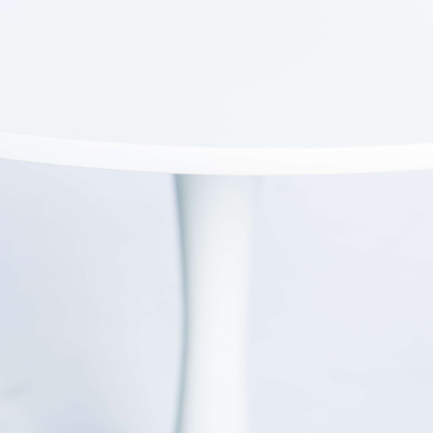 Mesa Tulip 80 cm MDF de Comedor Redonda, Inspiración Eero Saarinen