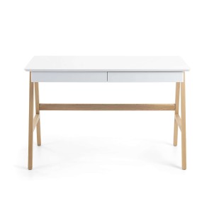Escritorio Dyana 120x60 blanco - Kave Home, Vackart 2