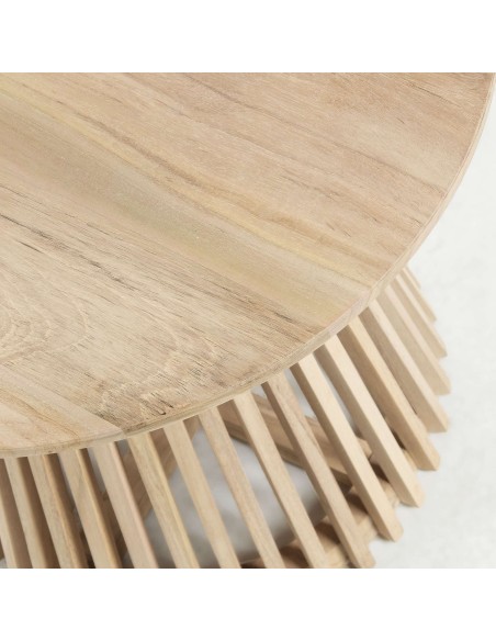 Mesa auxiliar Jeanette  madera teca