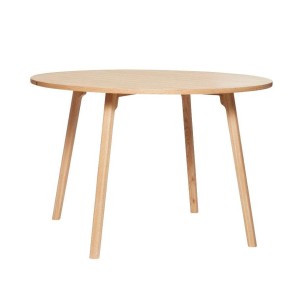 Mesa GROUND 115 cm, roble 880305F - Hübsch. Mesa de diseño nórdico de la marca Hübsch