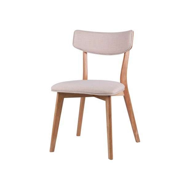 Silla HAREID roble beige