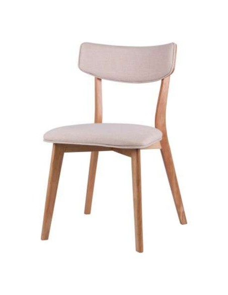 Silla HAREID roble beige
