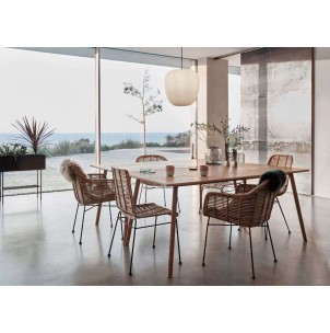 Macetero FOLNA, negro - Hübsch 2