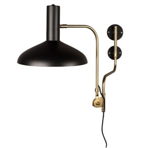Aplique de pared DEVI Negro con estilo nórdico con Vackart tu tienda de diseño mas cool