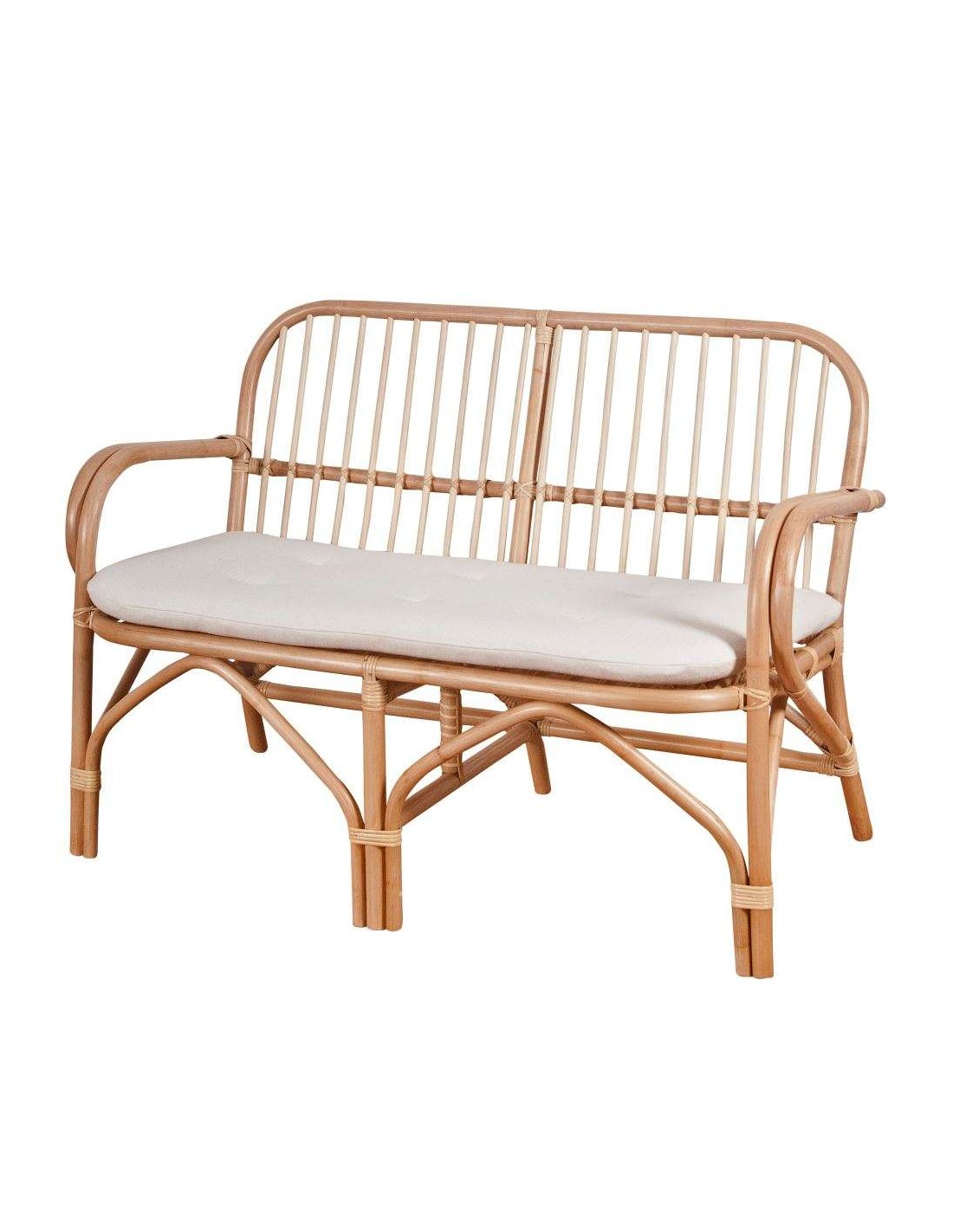 Banco ALLEGRO, Rattan natural - Vackart