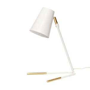 Lámpara de Mesa LUND blanco mate - Hübsch. Lámparas de mesa con estilo escandinavo de Hübsch con Vackart tu tienda de diseño mas cool