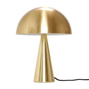 Lámpara de Mesa MUSH 33 cm latón- Hübsch. Lámparas de mesa con estilo escandinavo de Hübsch con Vackart tu tienda de diseño mas cool