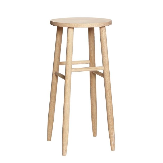 Taburete de bar Karlshamn madera- Hübsch Taburete de bar Karlshamn madera- Hübsch