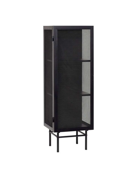 Vitrina EDGE negra 150 cm - Hübsch