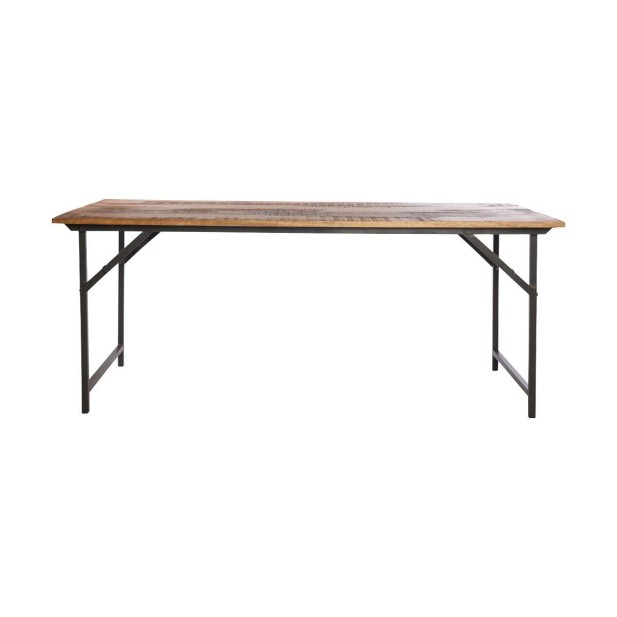 Mesa PARTY madera 180x80 cm, plegable - House Doctor