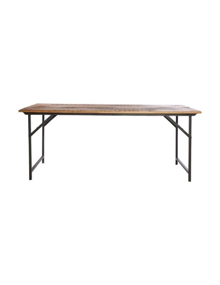 Mesa PARTY madera 180x80 cm, plegable - House Doctor