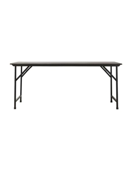 Mesa PARTY negra 180x80 cm, plegable - House Doctor