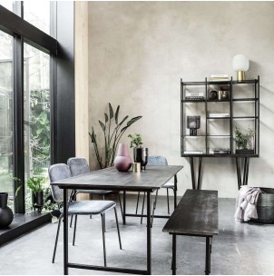 Mesa PARTY negra 180x80 cm, plegable - House Doctor 2
