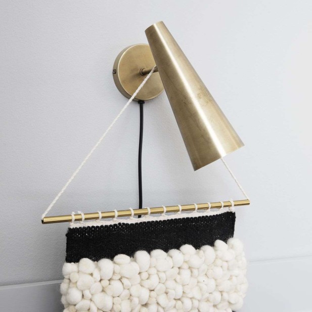 Aplique PRECISE 21 cm Alto, Latón - House Doctor. Vackart