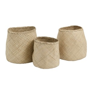 Set de Cestas Kotka - Nordal, Hoja de Palma color natural, da un toque personalizado y con estilo nórdico a tu Hogar con Vackart, tu tienda de diseño mas cool.