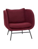 Sillón Melhus Rojo Burdeos - Hübsch
