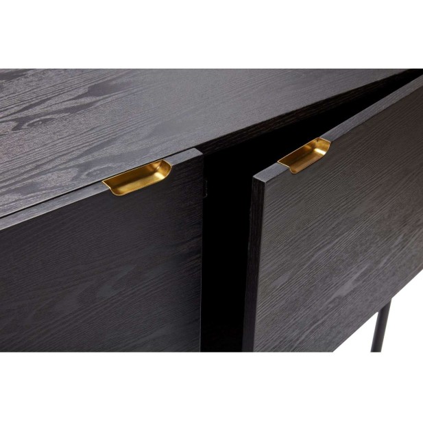 Aparador 020704F negro 020704F - Hübsch Aparador 020704F negro 020704F - Hübsch