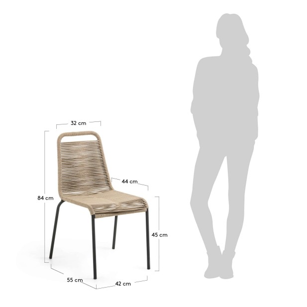 Silla Lambton marrón - Kave Home, Vackart Silla Lambton marrón - Kave Home, Vackart