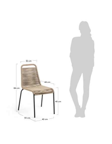 Silla Lambton marrón - Kave Home, Vackart