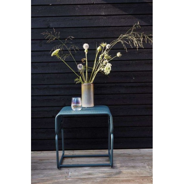 Mesita-taburete de exterior EDGE verde - Hübsch Mesita-taburete de exterior EDGE verde - Hübsch