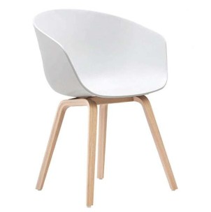 Silla ELDO, blanca. Silla de diseño moderno en Vackart