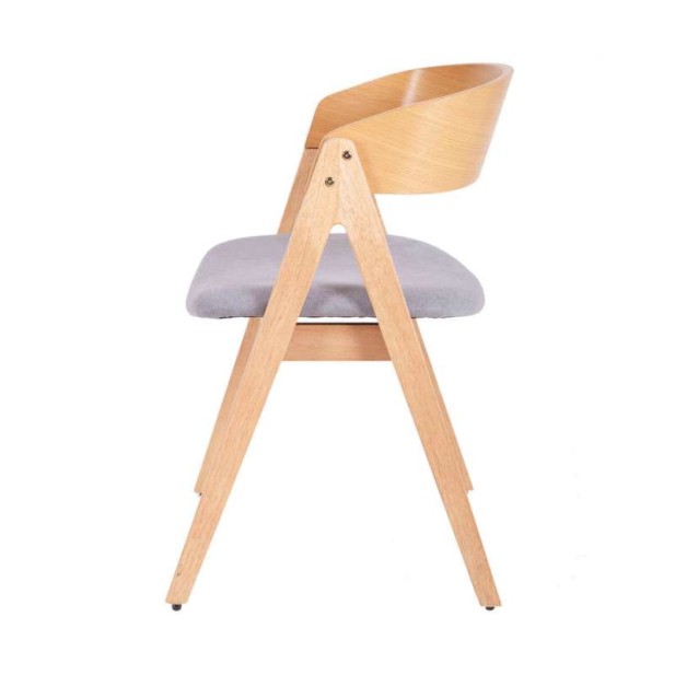 Silla NIKAN roble gris claro