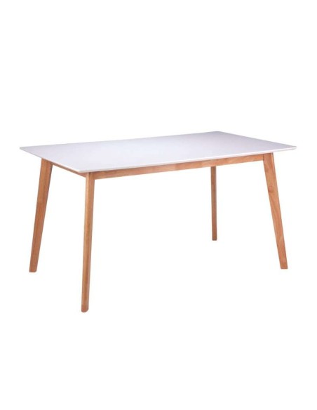 Mesa LIKA 120x75, madera blanco