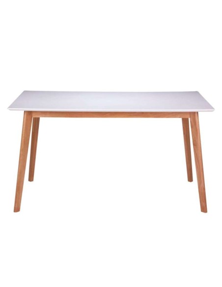 Mesa LIKA 120x75, madera blanco